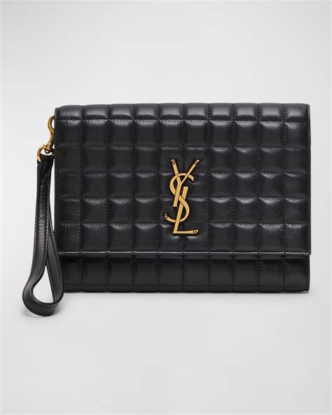 pouch ysl beauty|saint laurent quilted pouch.